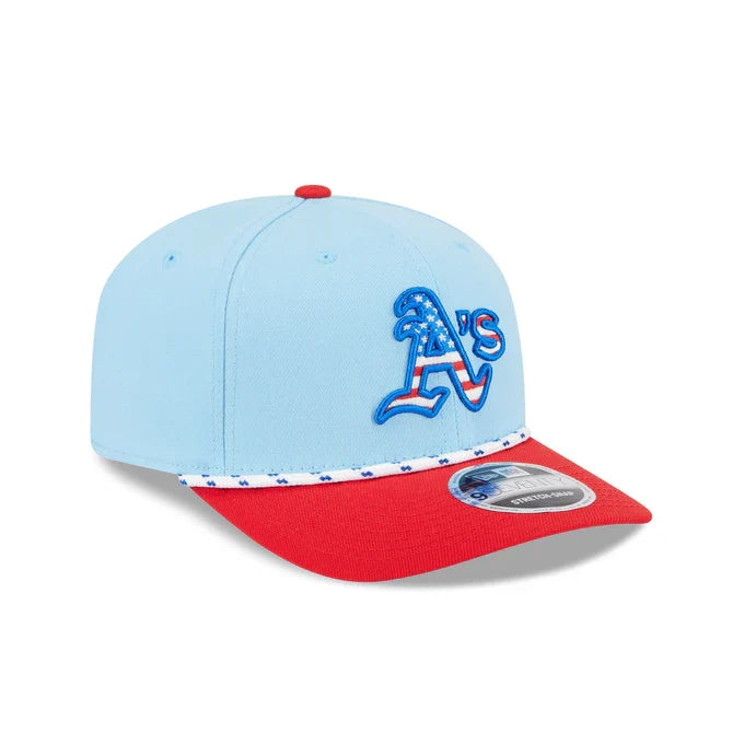 New Era Athletics Independence Day 9SEVENTY Stretch-Snap Hat product image 1, provided for visual reference and product