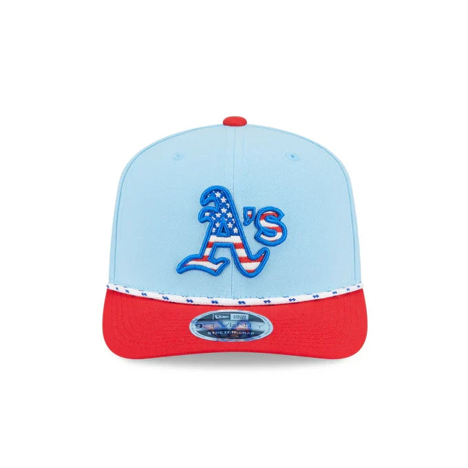 New Era Athletics Independence Day 9SEVENTY Stretch-Snap Hat product image 3, provided for visual reference and product
