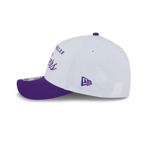 New Era Los Angeles Lakers NBA Draft 9FORTY M-CROWN Adjustable Snap Hat product image 4, provided for visual reference and