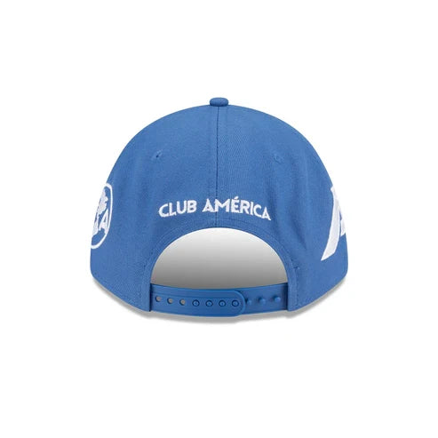 New Era Club America All League 9FORTY M-Crown A-Frame Adjustable Hat-Indigo product image 6, provided for visual reference