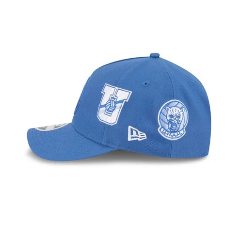 New Era Pumas UNAM All League 9FORTY M-Crown A-Frame Adjustable Hat-Indigo product image 3, provided for visual reference