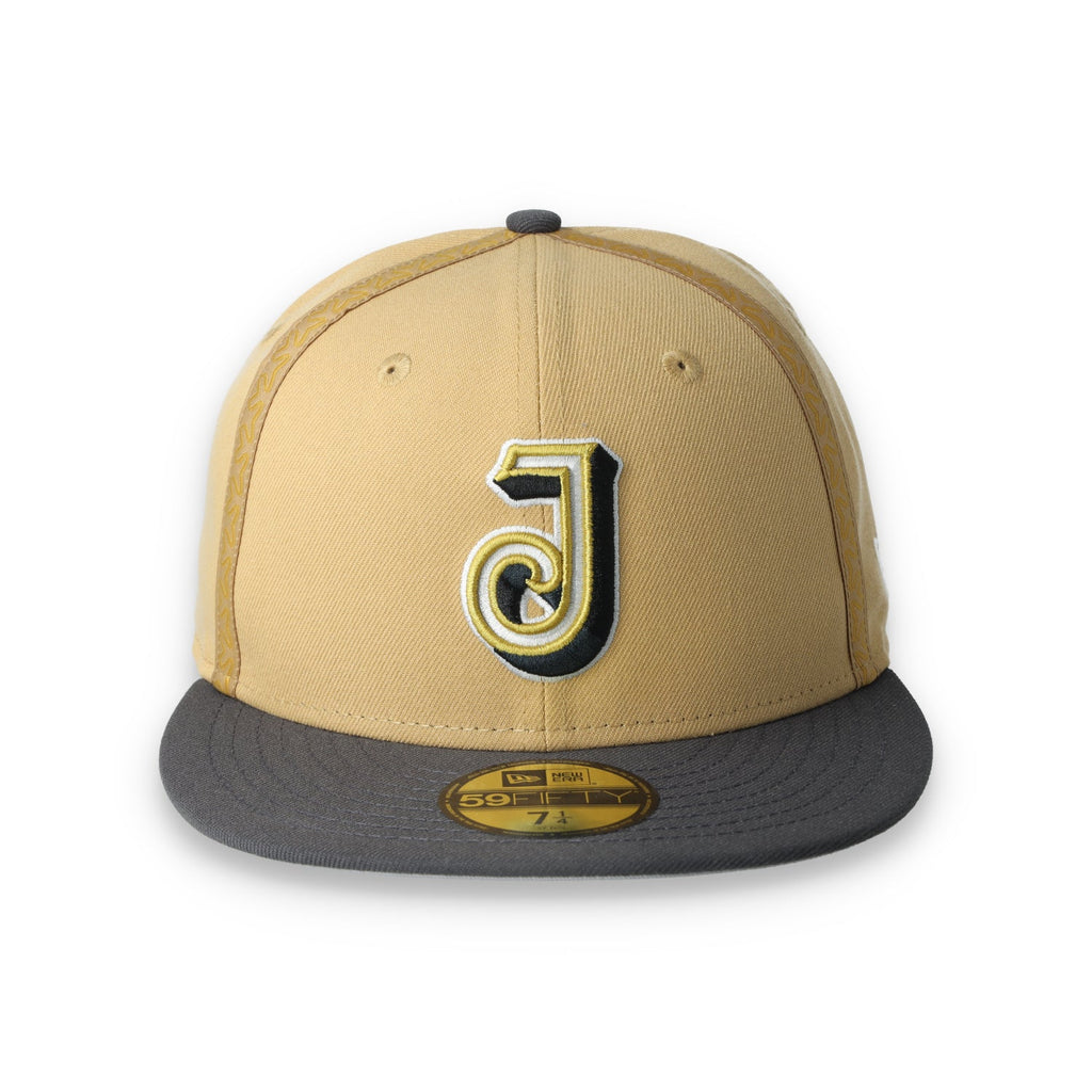 New Era Charros De Jalisco Alternative LMP 59FIFTY Fitted Hat-Brown/Gray product image 1, provided for visual reference and