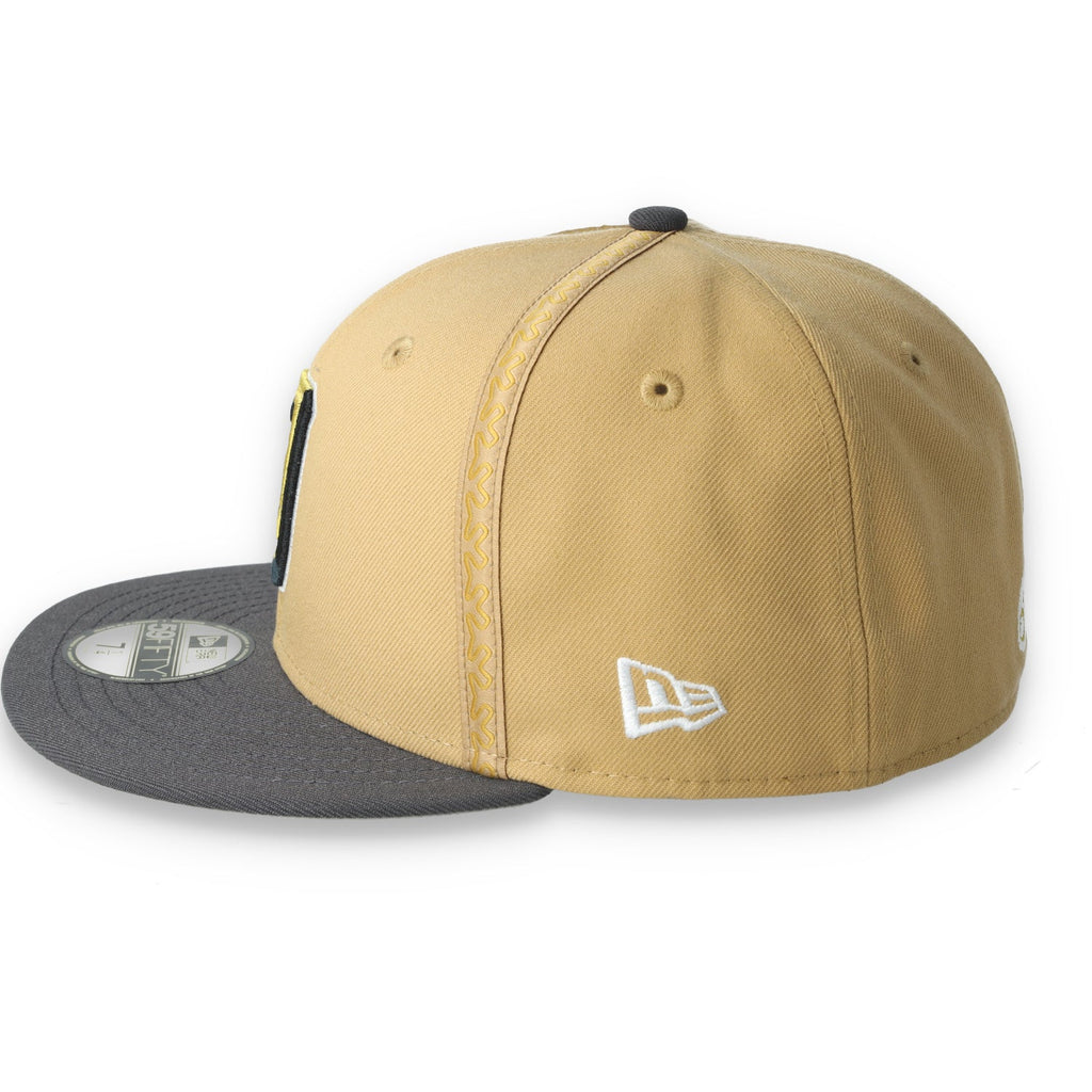 New Era Charros De Jalisco Alternative LMP 59FIFTY Fitted Hat-Brown/Gray product image 2, provided for visual reference and