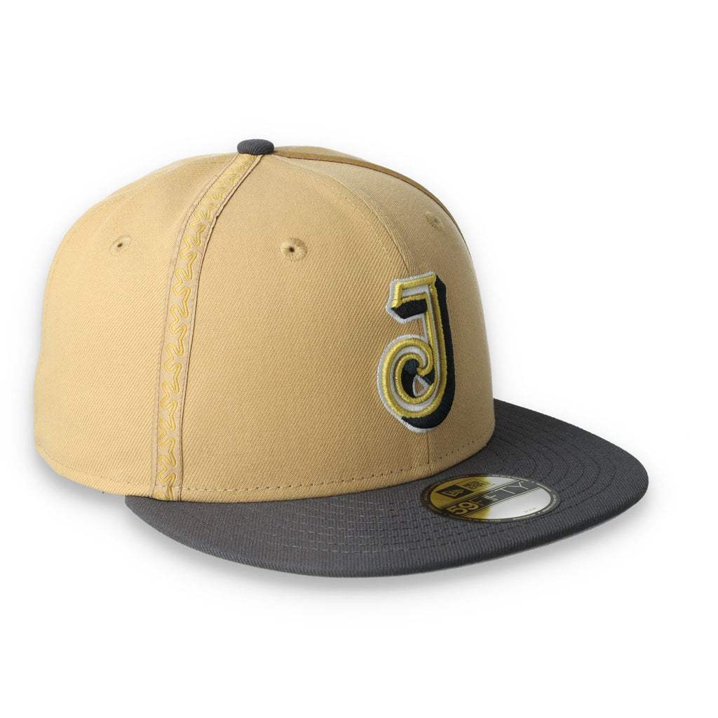 New Era Charros De Jalisco Alternative LMP 59FIFTY Fitted Hat-Brown/Gray product image 5, provided for visual reference and