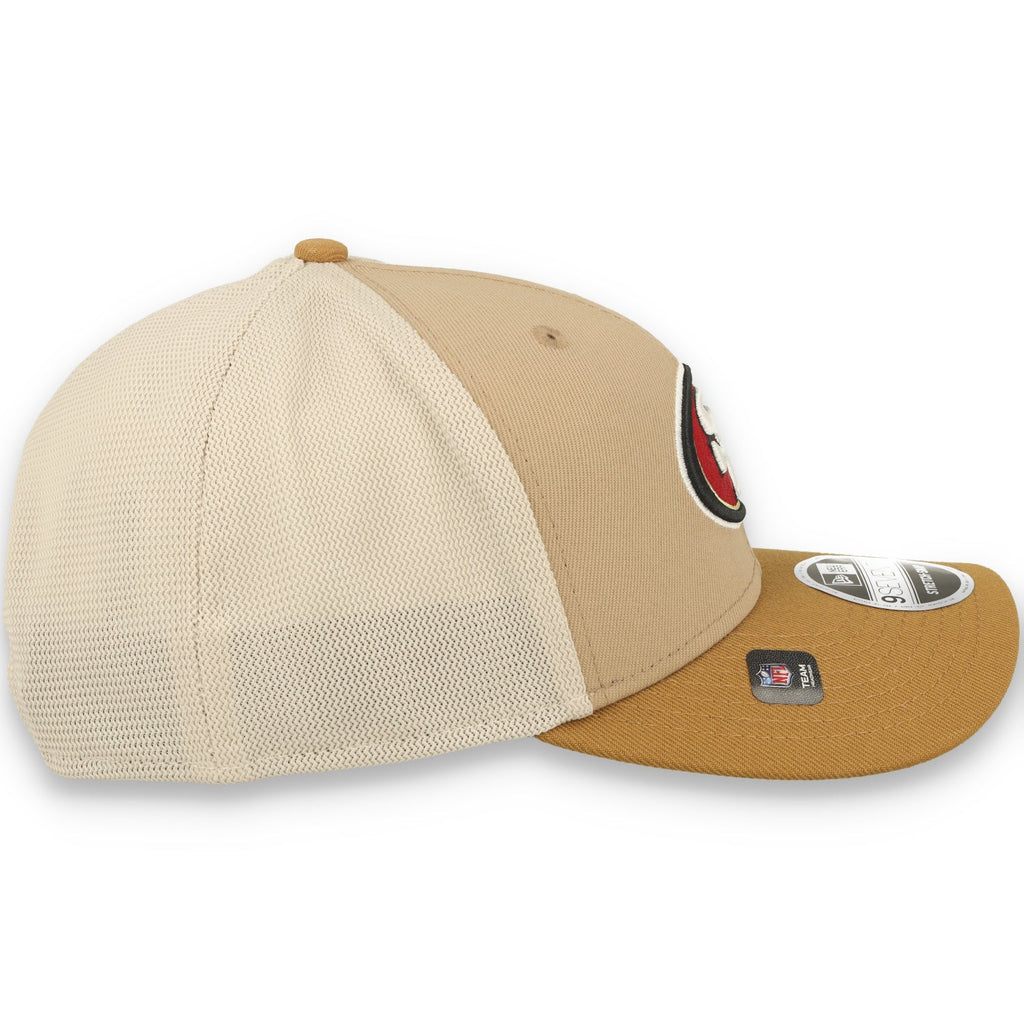 New Era San Francisco 49ers 2Tone 9SEVENTY Trucker Stretch-Snap Hat-Brown/Beige product image 5, provided for visual