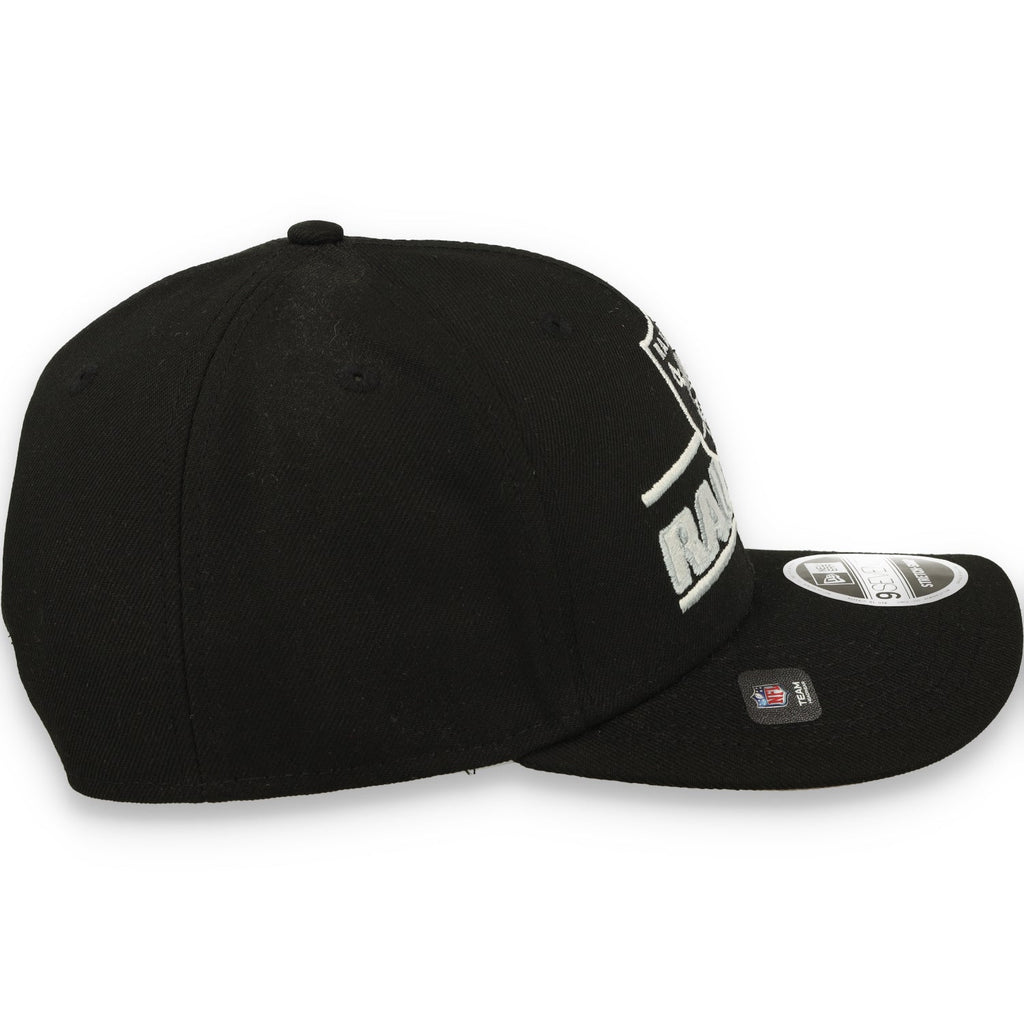 New Era Las Vegas Raiders Stated 9SEVENTY Stretch-Snap Adjustable Hat-Black product image 5, provided for visual reference
