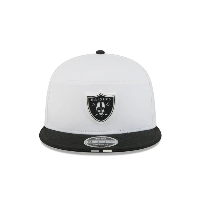 New Era Las Vegas Raiders 2025 Training Split Panel 9FIFTY Snapback-White product image 3, provided for visual reference and
