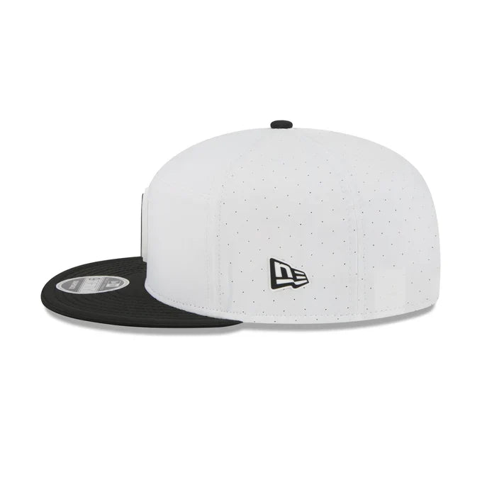 New Era Las Vegas Raiders 2025 Training Split Panel 9FIFTY Snapback-White product image 4, provided for visual reference and