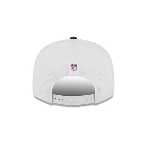 New Era Las Vegas Raiders 2025 Training Split Panel 9FIFTY Snapback-White product image 6, provided for visual reference and