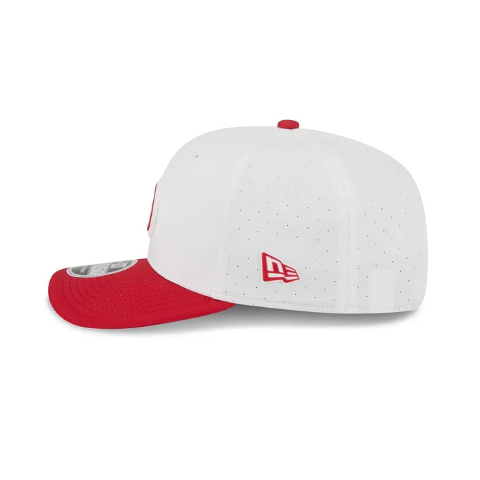 New Era San Francisco 49ers 2025 Training 9SEVENTY Stretch-Snap-White product image 4, provided for visual reference and