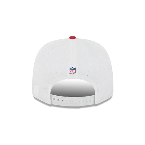 New Era San Francisco 49ers 2025 Training 9SEVENTY Stretch-Snap-White product image 6, provided for visual reference and