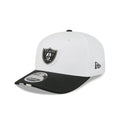 New Era Las Vegas Raiders 2025 Training 9SEVENTY Stretch-Snap-White product image 1, provided for visual reference and
