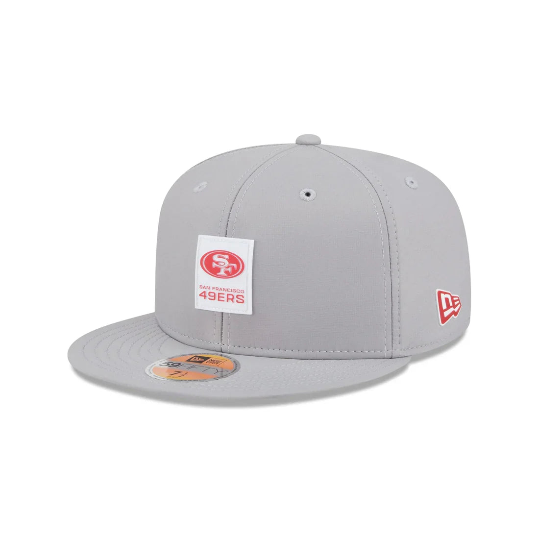 New Era San Francisco 49ERS Hot Weather ON-FIELD Sideline 59FIFTY Fitted Hat-Gray product image 2, provided for visual
