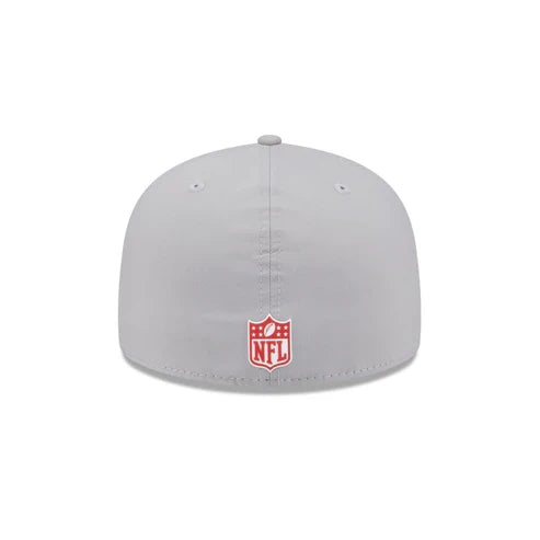 New Era San Francisco 49ERS Hot Weather ON-FIELD Sideline 59FIFTY Fitted Hat-Gray product image 6, provided for visual