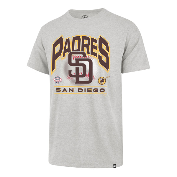 San Diego Padres 47 Brand Relay Grey Bunt Franklin Tee Men product image 1