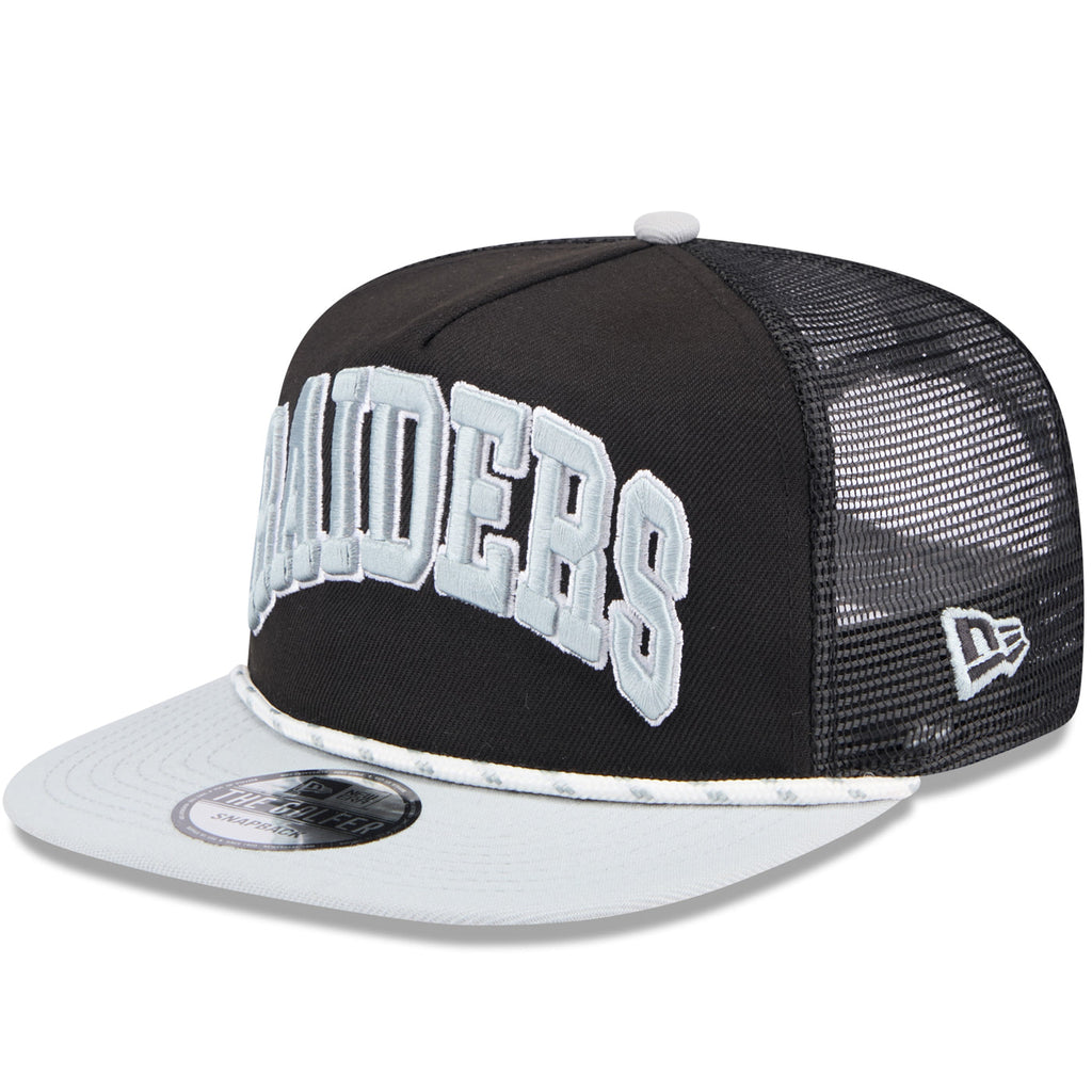 New Era Las Vegas Raiders Throwback The Golfer Snapback Hat product image 3, provided for visual reference and product