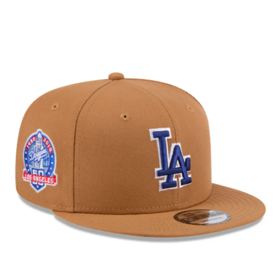 New Era Youth Los Angeles Dodgers Color Pack 9FIFTY Snapback Hat-Light Bronze product image 1, provided for visual reference
