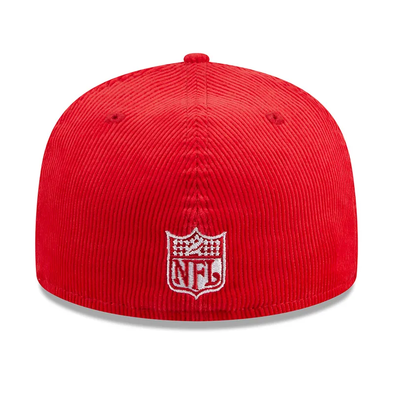 San Francisco 49ers Side Patch Corduroy-Red product image 3, provided for visual reference and product detail review