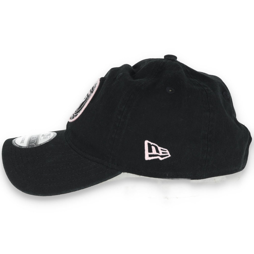 New Era Inter Miami Crest 9TWENTY Adjustable Hat-Black product image 4, provided for visual reference and product detail