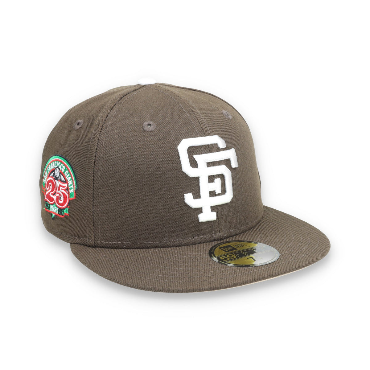 NEW ERA SAN FRANCISCO GIANTS 25th Anniversary 59FIFTY FITTED HAT-Walnut product image 1, provided for visual reference and