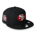 Exclusive San Francisco 49ers Official 59FIFTY, XXIV Super Bowel Side Patch -BLACK/WHITE/RED product image 1, provided for