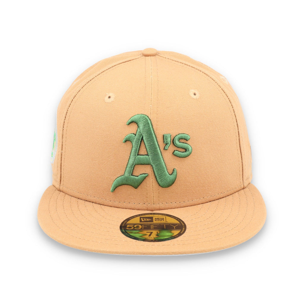 New Era Oakland Athletics 1973 World Series Patch 59FIFTY Fitted-Peanut product image 2, provided for visual reference and