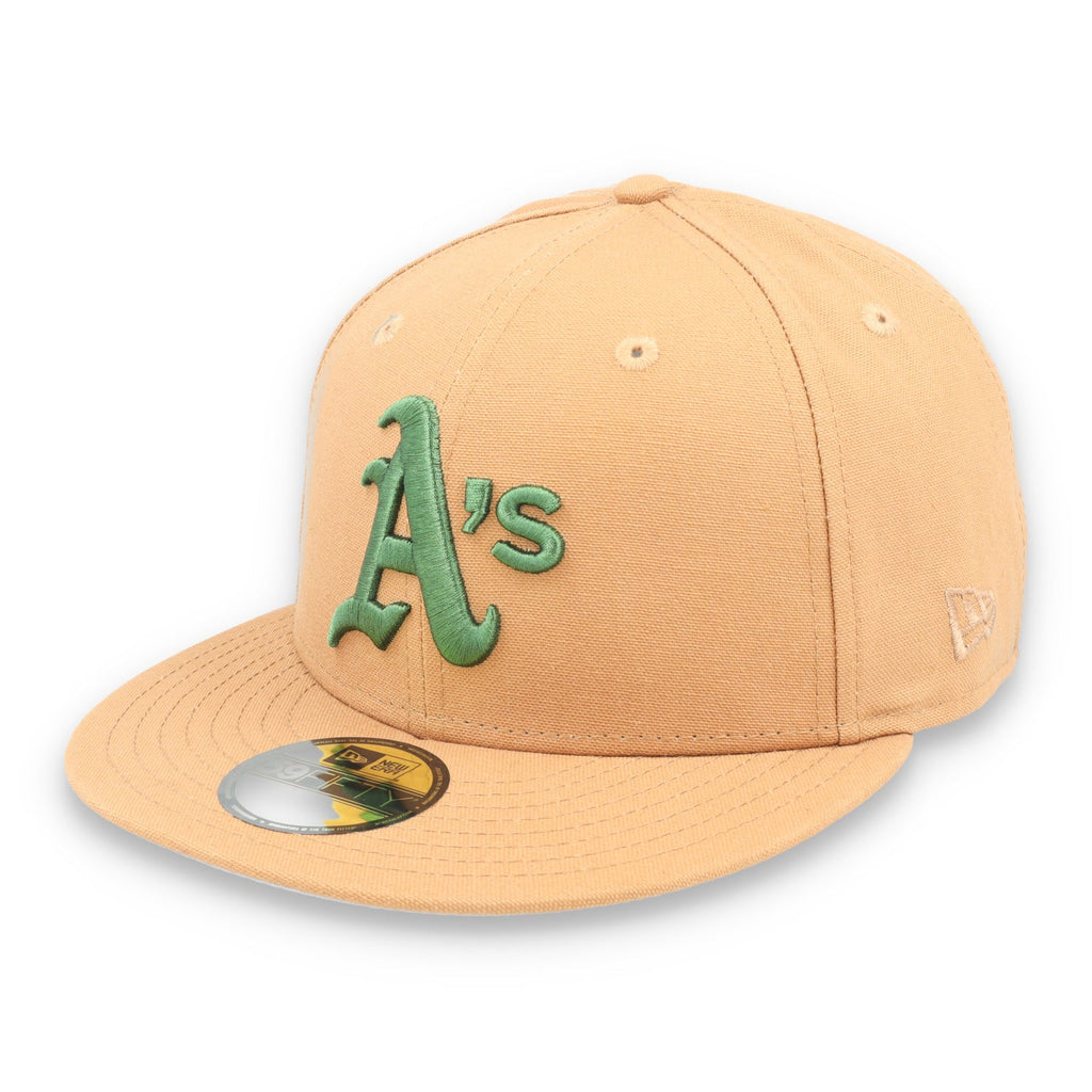 New Era Oakland Athletics 1973 World Series Patch 59FIFTY Fitted-Peanut product image 3, provided for visual reference and