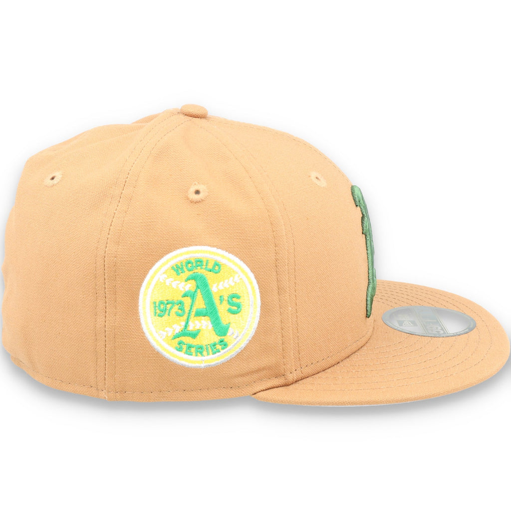 New Era Oakland Athletics 1973 World Series Patch 59FIFTY Fitted-Peanut product image 6, provided for visual reference and