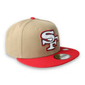 Exclusive San Francisco 49ers Official 59FIFTY Fitted Hat-Khaki/Scarlet product image 1, provided for visual reference and