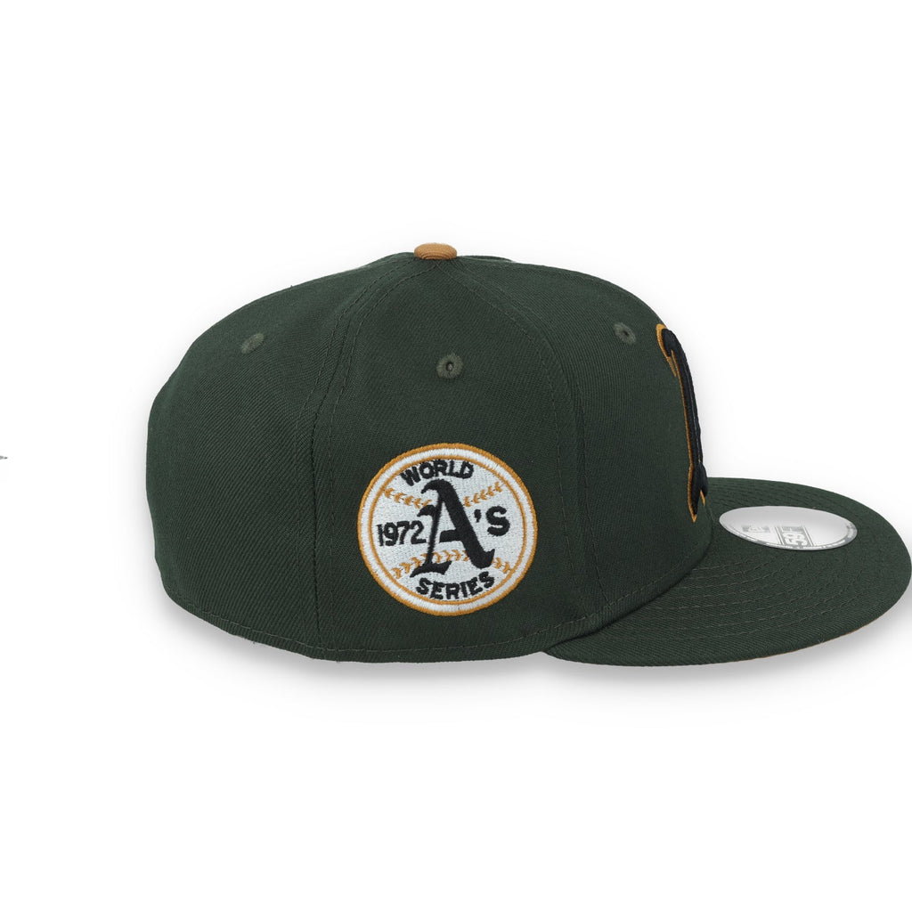 New Era Oakland Athletics 1972 World Series Side Patch 59FIFTY Fitted Hat-Seeweed product image 6, provided for visual
