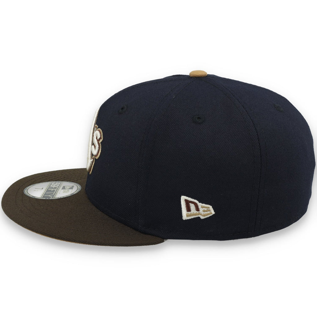 New Era Oakland Athletics 50th Anniversary Side Patch 59fifty Fitted Hat-Navy product image 4, provided for visual reference