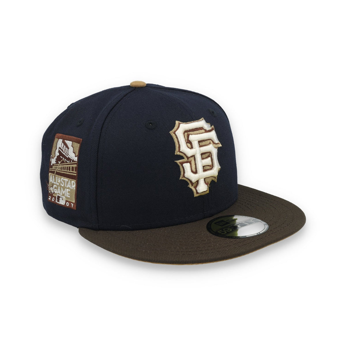 New Era San Francisco Giants 2007 All Star Side Patch 59IFTY Fitted Hat-Navy product image 1, provided for visual reference