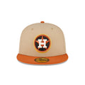 New Era Houston Astros 59FIFTY Fitted Hat-Camel product image 1, provided for visual reference and product detail review