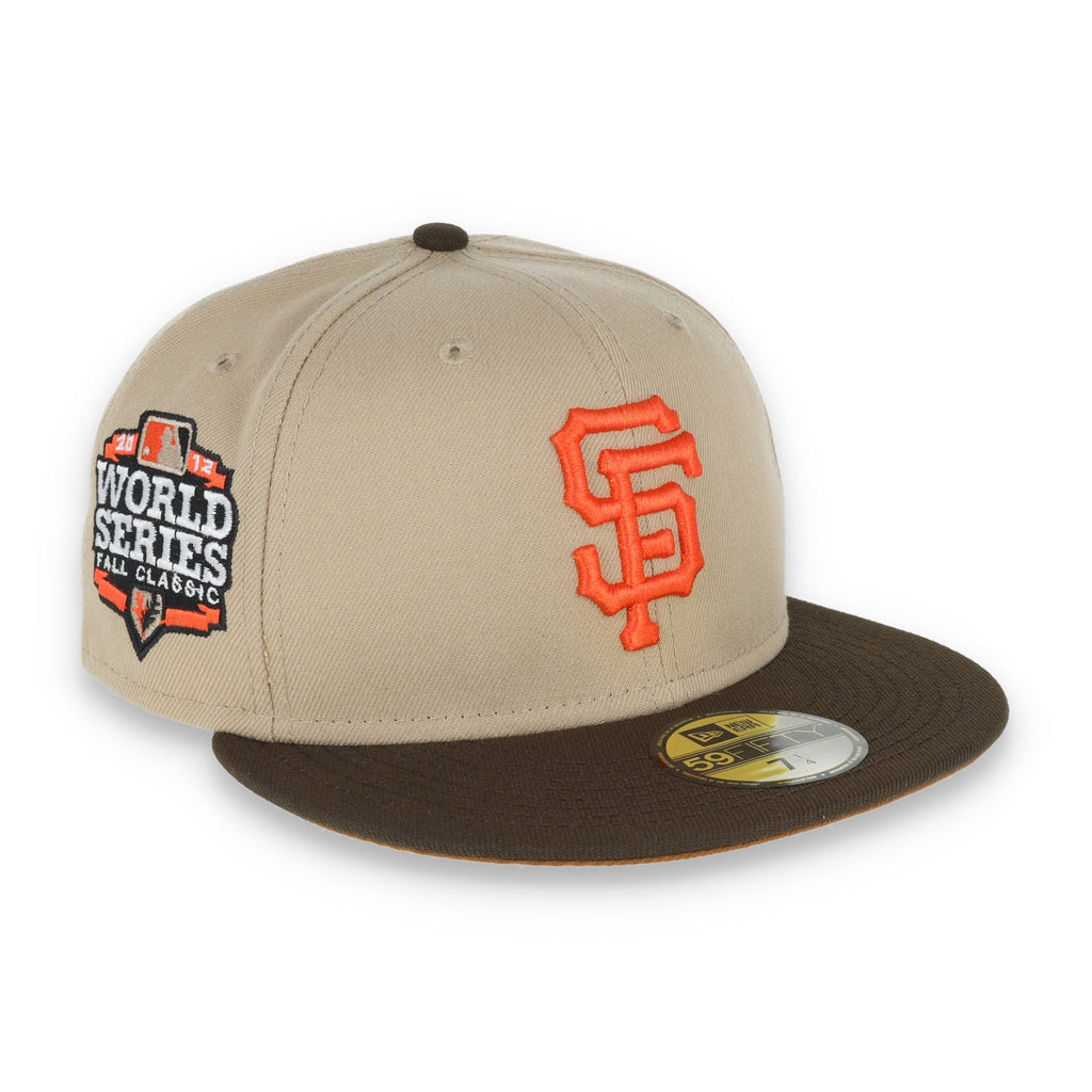 New Era San Francisco Giants 2012 World Series Fall Classic Side Patch 59FIFTY Fitted Khaki Hat product image 1, provided