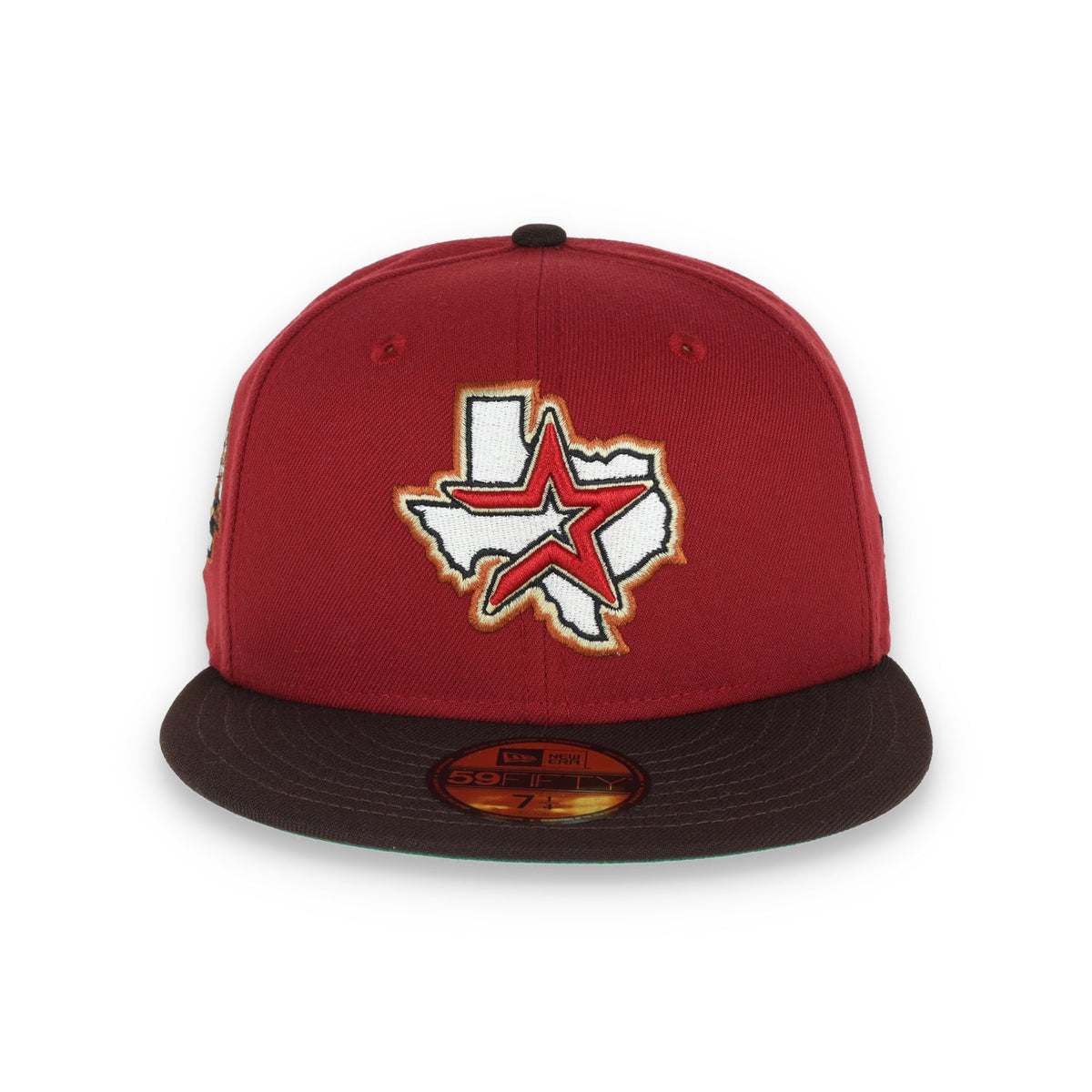 New Era Houston Astros 45th Anniversary Patch 59FIFTY-BURNT RED/BROWN product image 9, provided for visual reference and