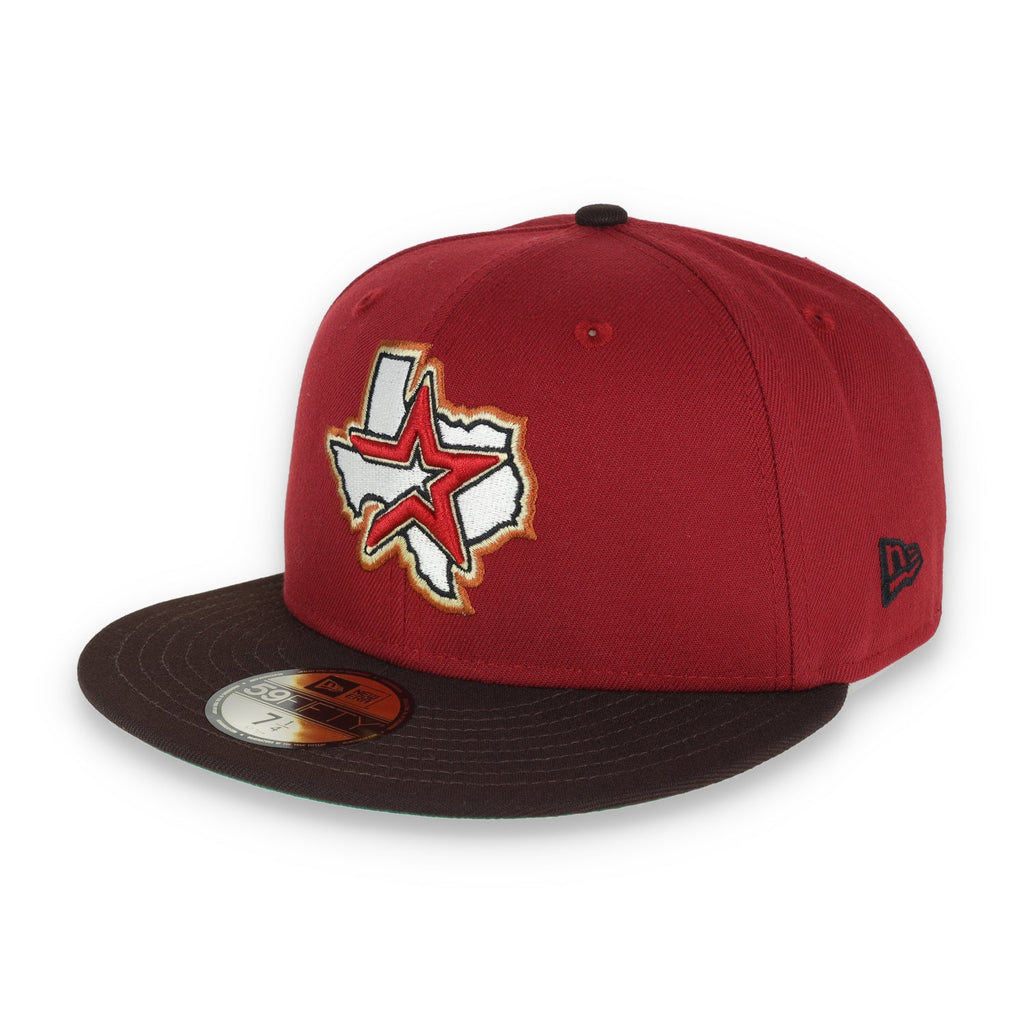 New Era Houston Astros 45th Anniversary Patch 59FIFTY-BURNT RED/BROWN product image 3, provided for visual reference and