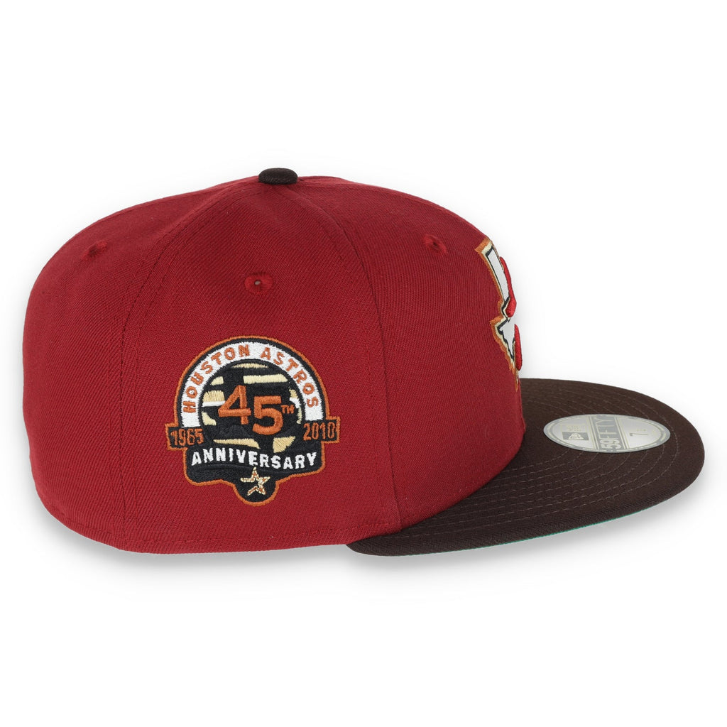 New Era Houston Astros 45th Anniversary Patch 59FIFTY-BURNT RED/BROWN product image 13, provided for visual reference and
