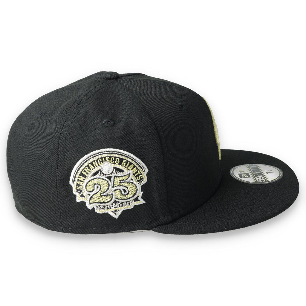 NEW ERA SAN FRANCISCO GIANTS 25th Anniversary 59FIFTY FITTED HAT-BLACK product image 6, provided for visual reference and