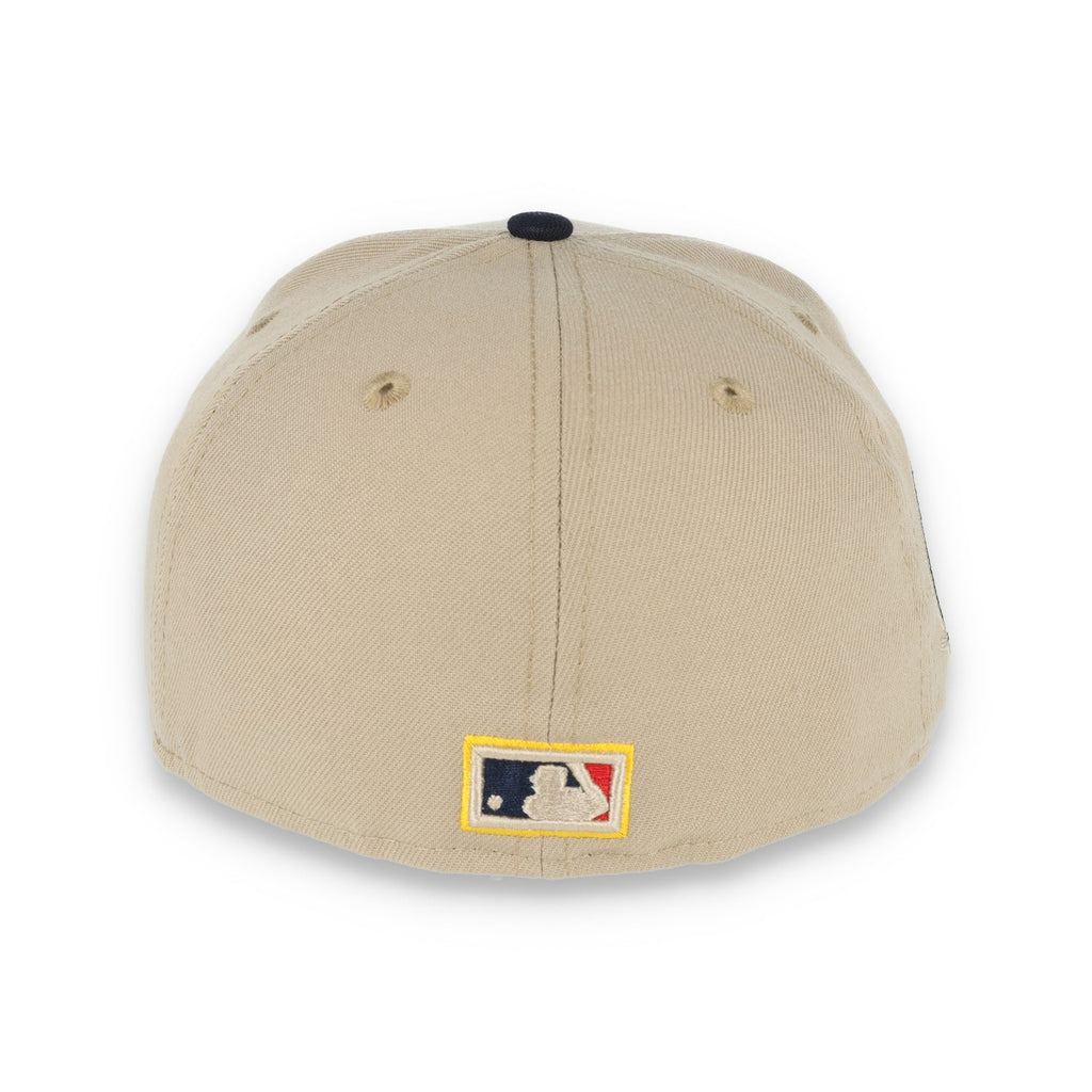New Era Atlanta Braves 2017 Inaugural Season Side Patch 59FIFTY Fitted Khaki Hat product image 5, provided for visual