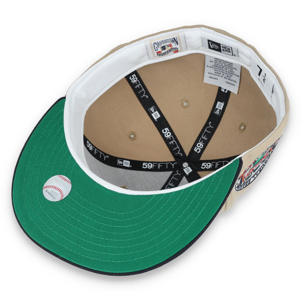 New Era Atlanta Braves 2017 Inaugural Season Side Patch 59FIFTY Fitted Khaki Hat product image 7, provided for visual
