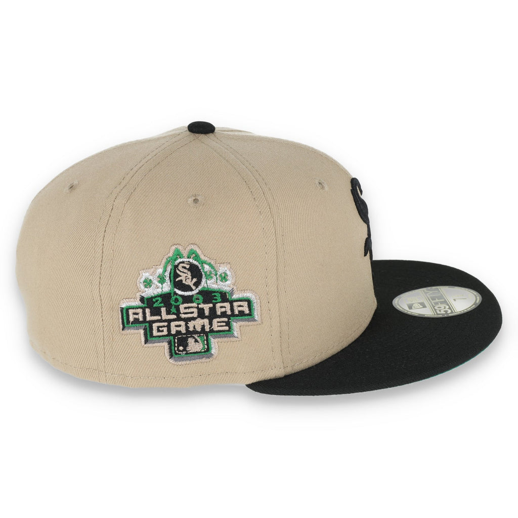 New Era Chicago White Sox All Star 2003 Patch 59FIFTY Fitted Khaki Hat product image 6, provided for visual reference and