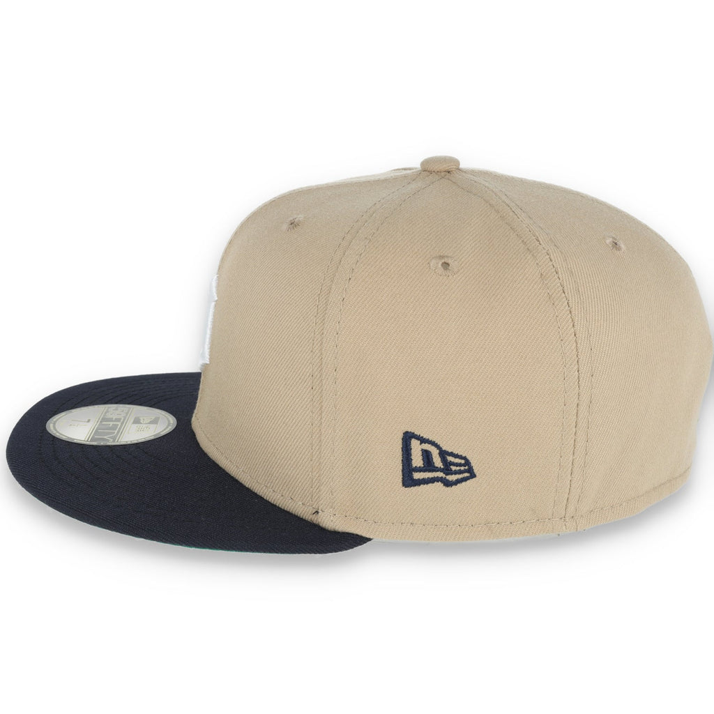 New Era Detroit Tigers 2005 All Star Game Patch 59FIFTY Fitted Hat-Khaki product image 4, provided for visual reference and