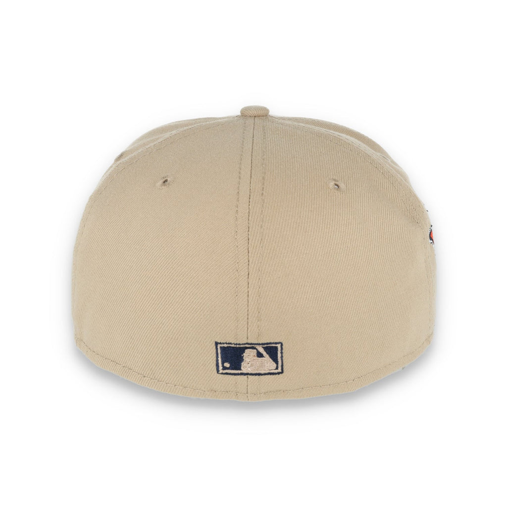 New Era Detroit Tigers 2005 All Star Game Patch 59FIFTY Fitted Hat-Khaki product image 5, provided for visual reference and