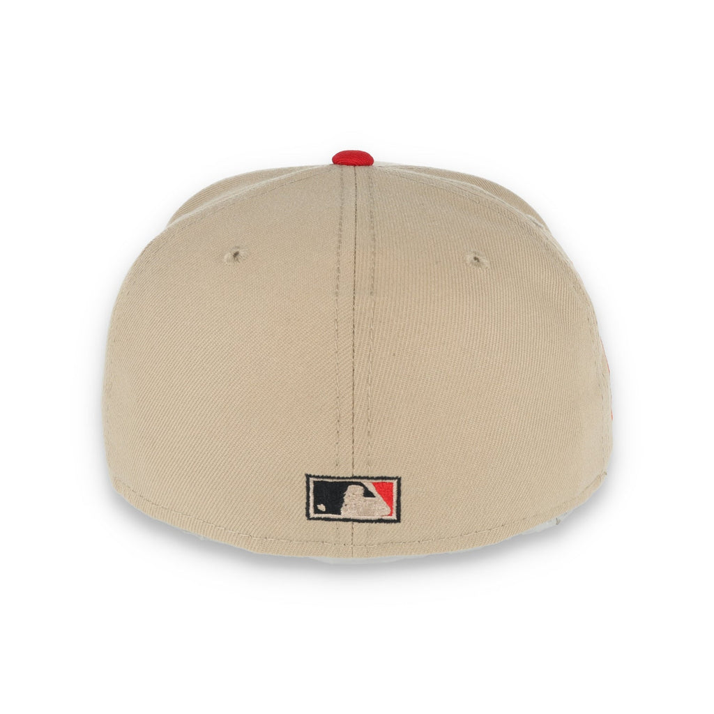 New Era Houston Astros 50th Anniversary Patch 59FIFTY Fitted Khaki Hat product image 5, provided for visual reference and