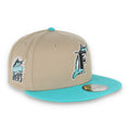 New Era Miami Marlins 1993 Inaugural Patch 59FIFTY Fitted Khaki Hat product image 1, provided for visual reference and
