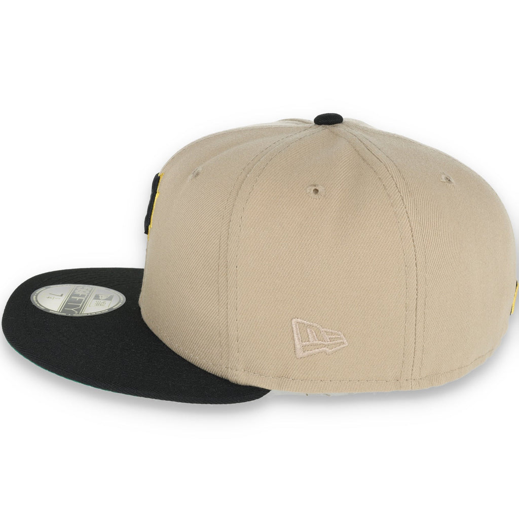New Era Pittsburg Pirates 1971 World Series Side Patch 59FIFTY Fitted Khaki Hat product image 4, provided for visual