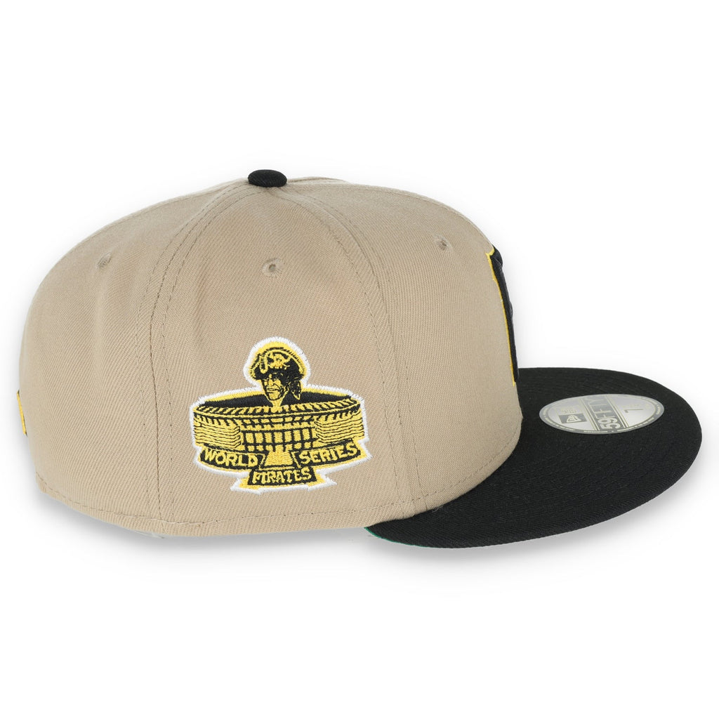 New Era Pittsburg Pirates 1971 World Series Side Patch 59FIFTY Fitted Khaki Hat product image 6, provided for visual