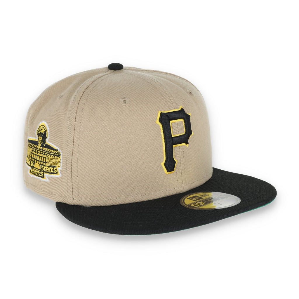 New Era Pittsburg Pirates 1971 World Series Side Patch 59FIFTY Fitted Khaki Hat product image 1, provided for visual