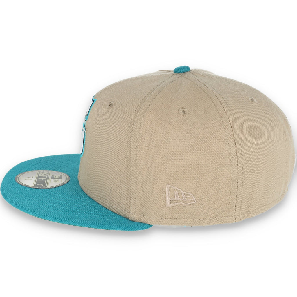 New Era Seattle Mariners 2001 All Star Game Patch 59FIFTY Fitted Khaki Hat product image 4, provided for visual reference