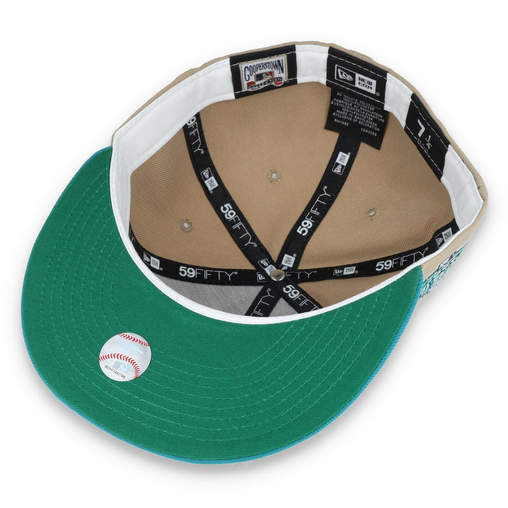 New Era Seattle Mariners 2001 All Star Game Patch 59FIFTY Fitted Khaki Hat product image 7, provided for visual reference